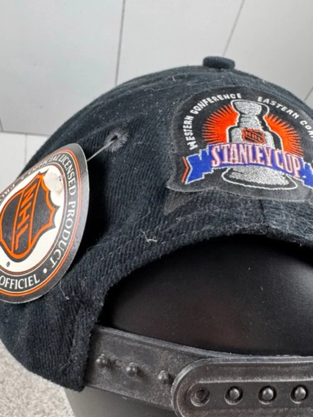 NWT Vintage 1999 Stanley Cup Championship Snapback Hat Sabres Stars Logo 7 Black